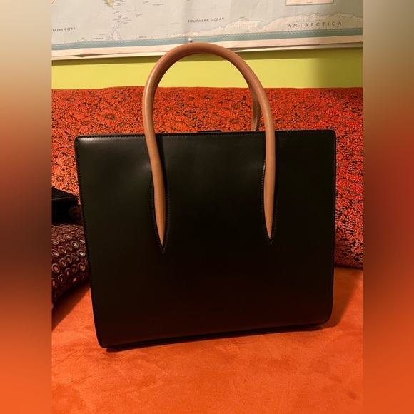 NWT Rare Paloma Bag, Medium Black Leopard Spiked Calfskin, Christian Louboutin - Picture 13 of 16